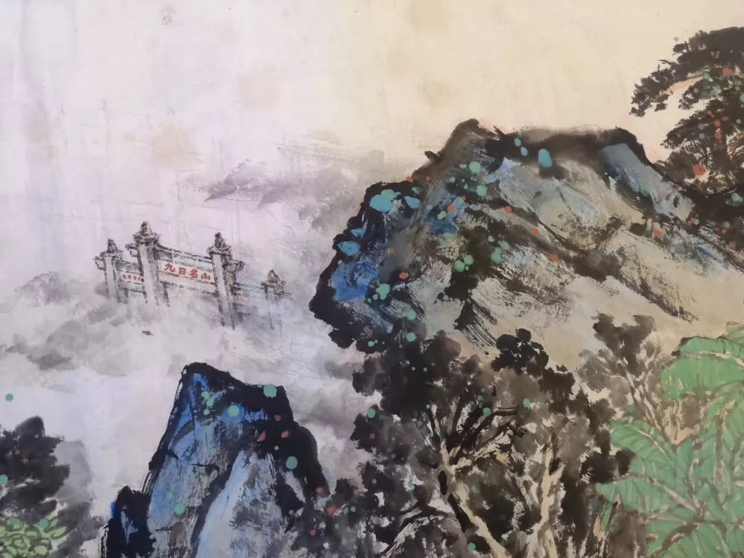 历时近两个月创作,"九日山"画作登上南安人民会堂!