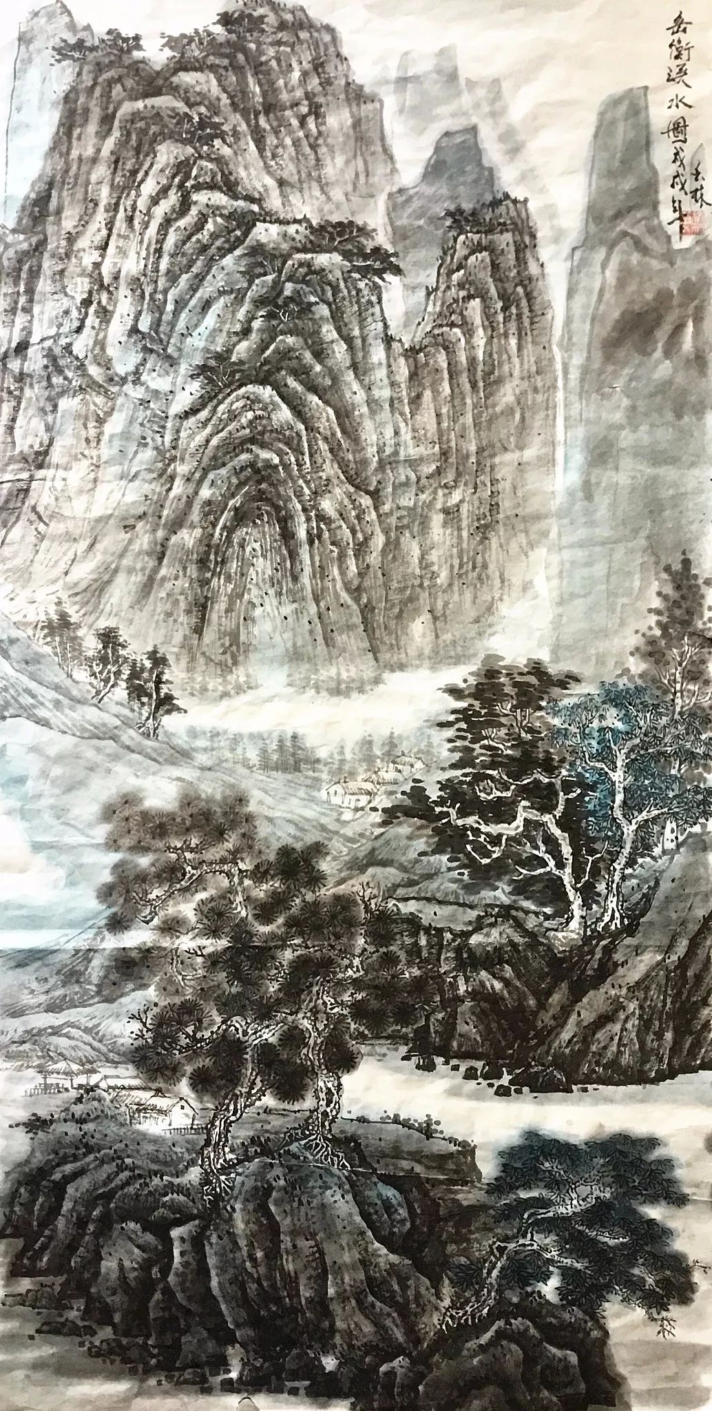 艺展中国著名画家李秋林水墨山水画作品展