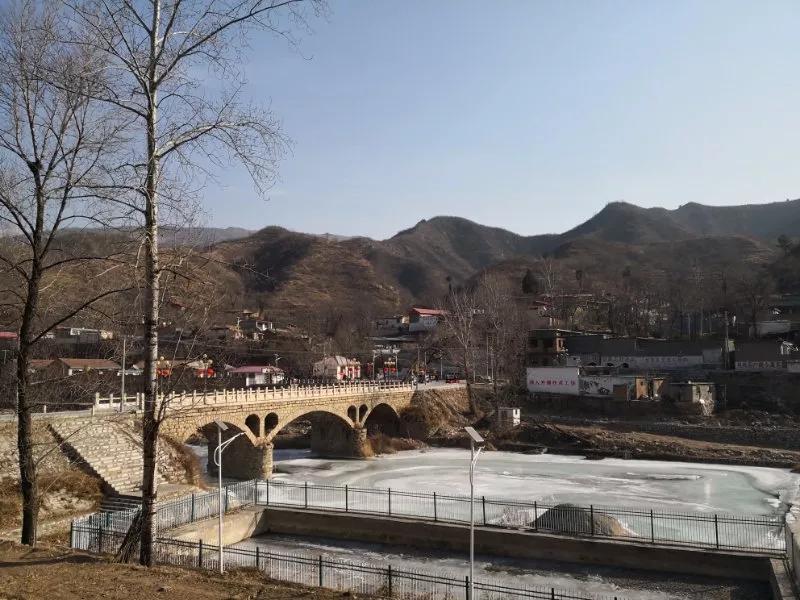 平山第二大支流河卸甲河风光