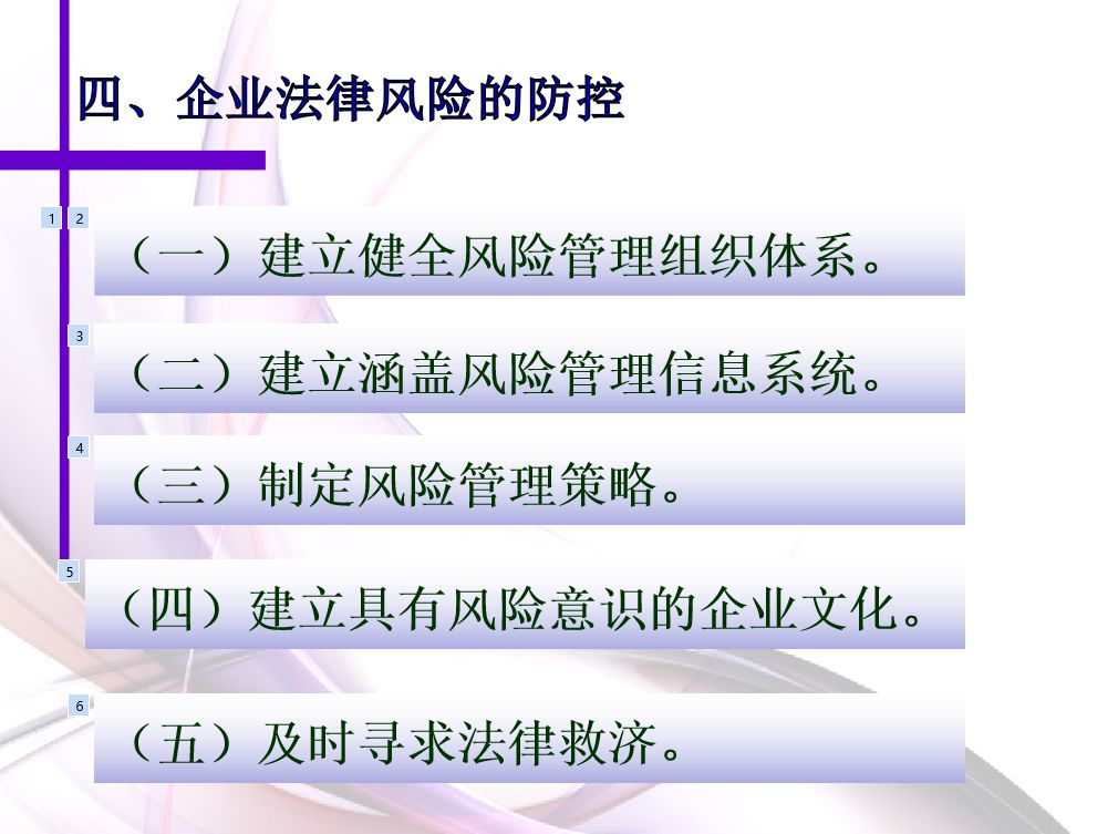 法律风险是企业21世纪最大的风险