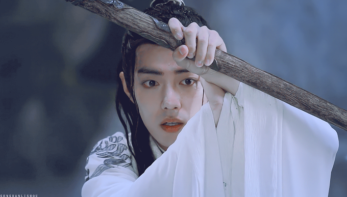 原创《陈情令》血洗莲花坞,肖战演技出色,神仙颜值足以舔屏