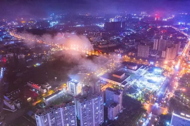 美丽玉林雨后的玉林夜景也太美啦