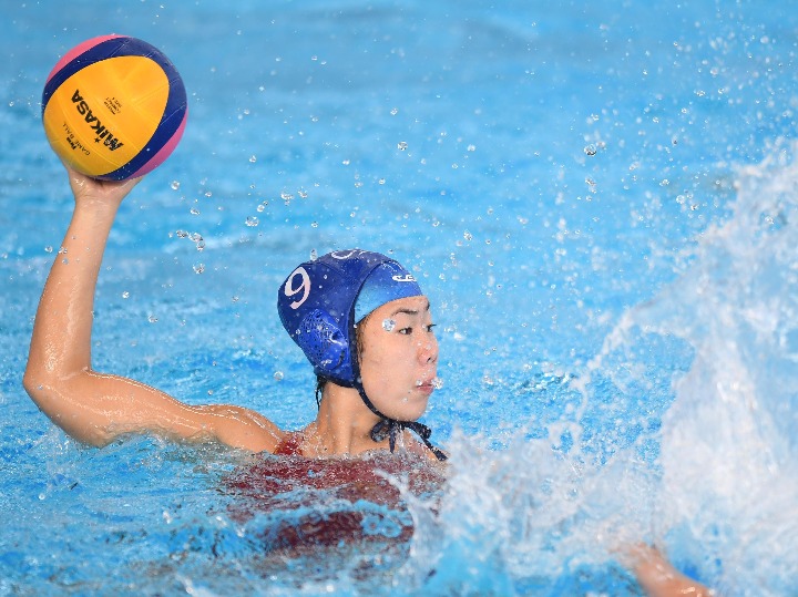 中国女子水球队兵发光州游泳世锦赛