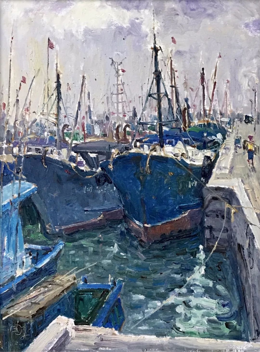 艺展中国当代著名油画家符国平风景写生油画作品展