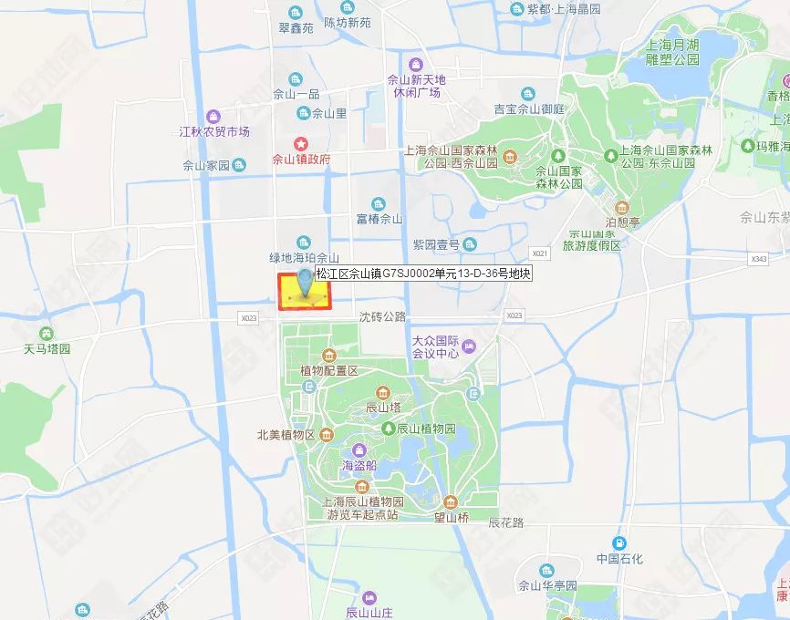 松江区佘山镇,永丰街道2宗宅地因仅有一家报名单位,出让时间调整为7月