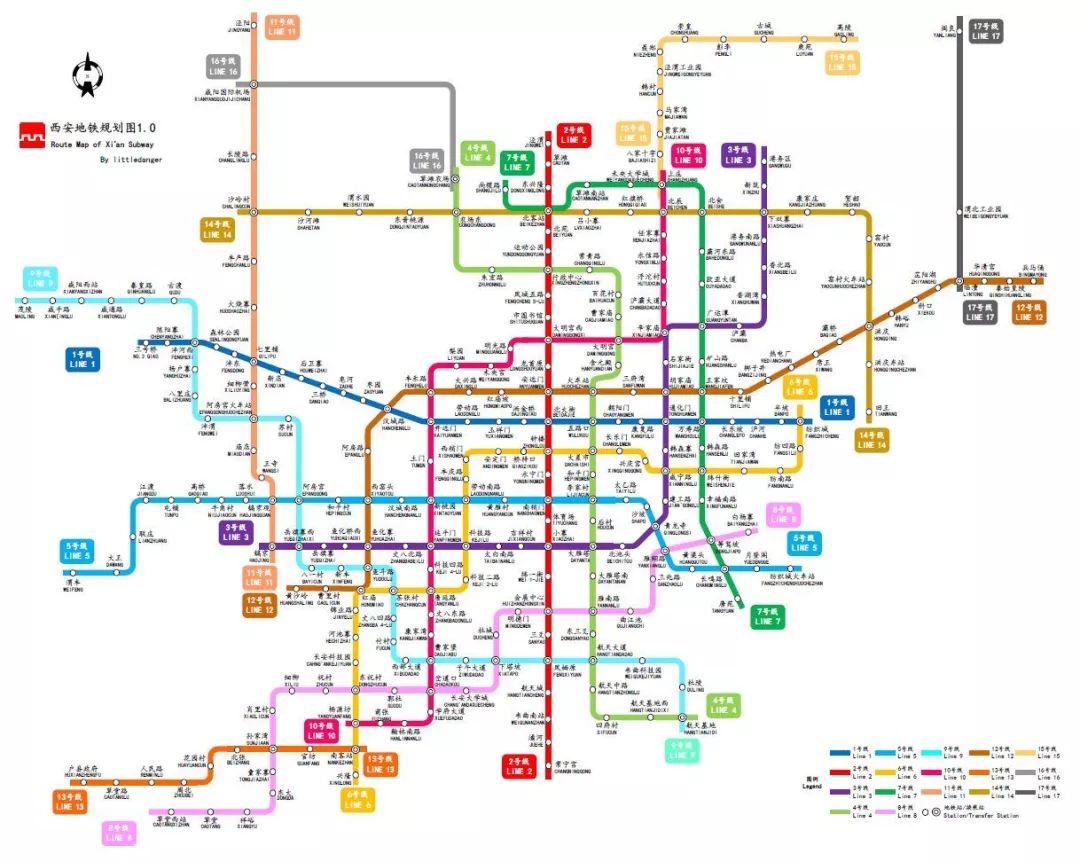 根据西安市城市轨道交通第三期建设规划,西安地铁1号线三期将从正在