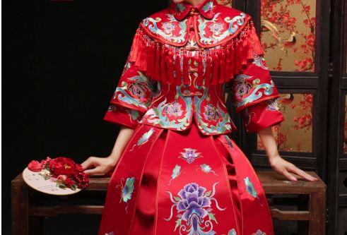 中式婚纱的特点_中式婚纱(3)