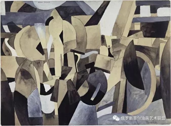 法国前卫画家毕卡比亚风景油画作品赏析