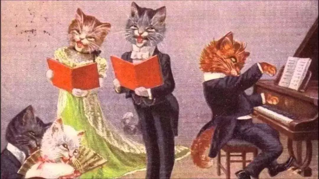 后来功成名就"退休"在家的罗西尼干脆就写了个《猫之二重唱》来自嘲