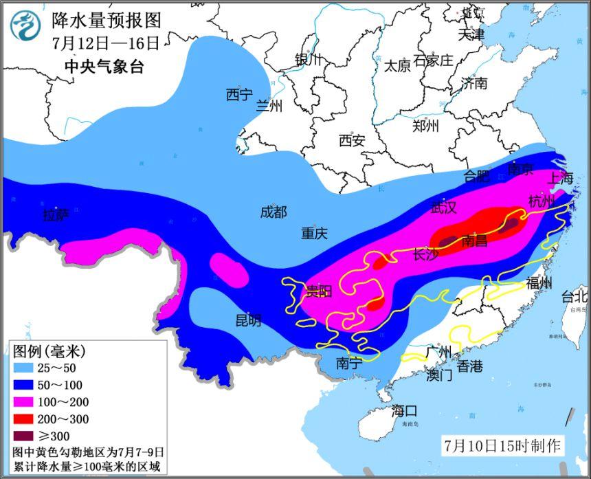 南方多地降水量破历史极值 下周将迎两次强降雨