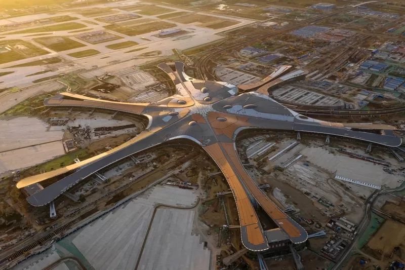 北京大兴国际机场航拍(汪洋/摄)北京大兴国际机场将于2019年9月开放