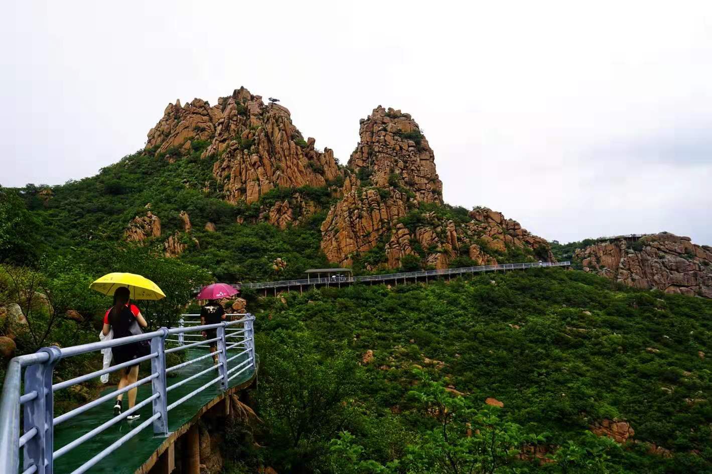 雨中大黑山感受不一般