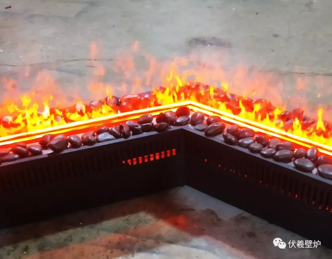 l形转角壁炉伏羲雾化火焰,v形伏羲3d雾化led火焰篝火炉,∧形伏羲雾化