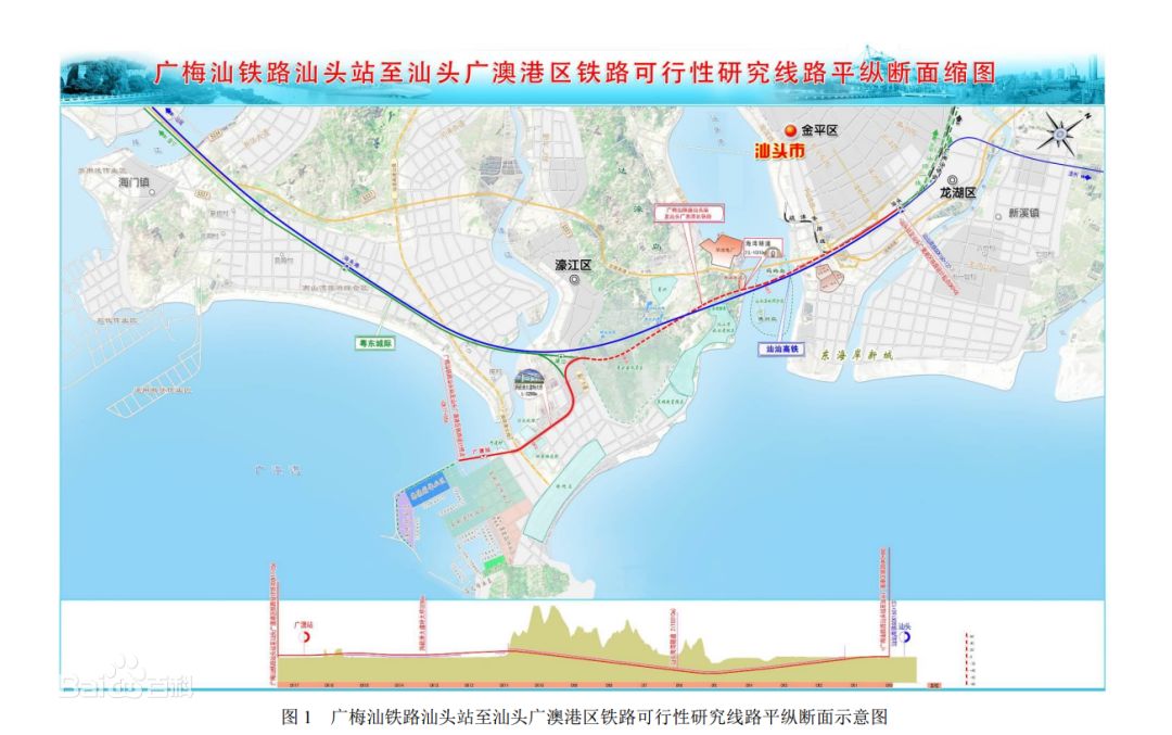 汕头疏港铁路线路图