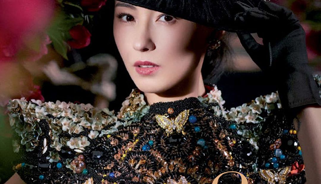 张柏芝晒杂志写真,黑色长裙妖气十足,女王范和公主范变换自如! 新世纪娱乐82588