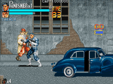 capcom与漫威的经典街机游戏:惩罚者中的故事和角色你