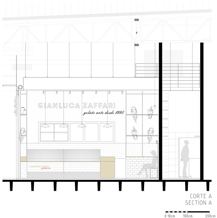 巴西冰淇淋店冷饮空间设计案例分享深圳道和餐饮设计公司分享