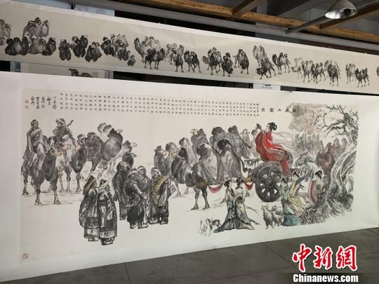 “大漠驼乡”书画家作千幅丝路骆驼弘扬“大漠精神” bwin中国官网