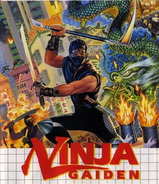 sms上的忍者外传 gameboy主机上1991年也发行了一作《忍者龙剑传》