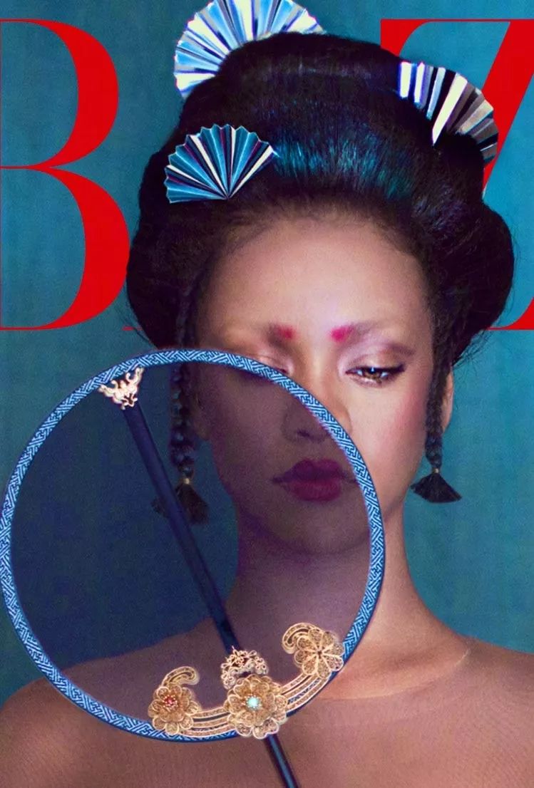 这一刊必买rihanna唐装造型登中国版时尚芭莎封面