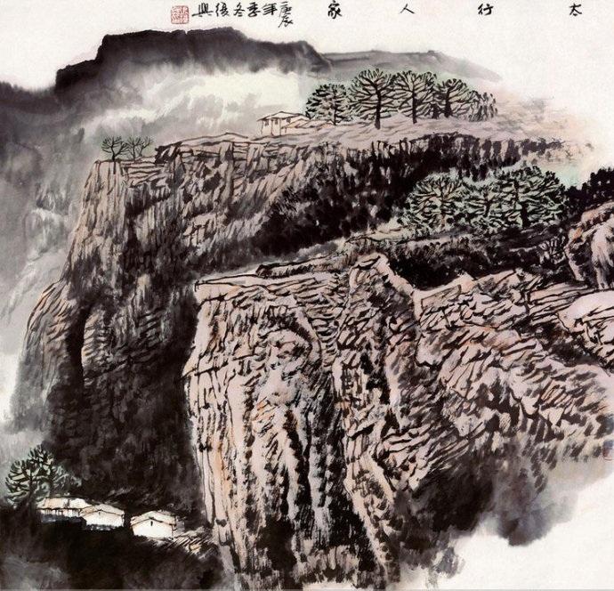 当代著名山水画家张复兴山水国画作品欣赏