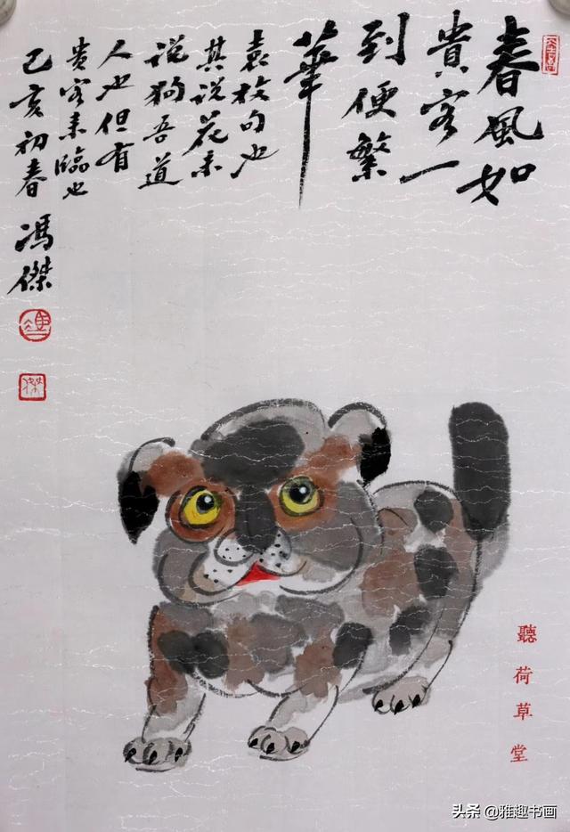 春风如贵客一到便繁华近距离欣赏文人画家冯杰作品