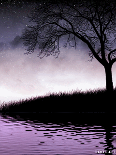 不时地传来鸟儿清脆的歌声清晨河面飘着一层薄雾像給小河系上美丽的