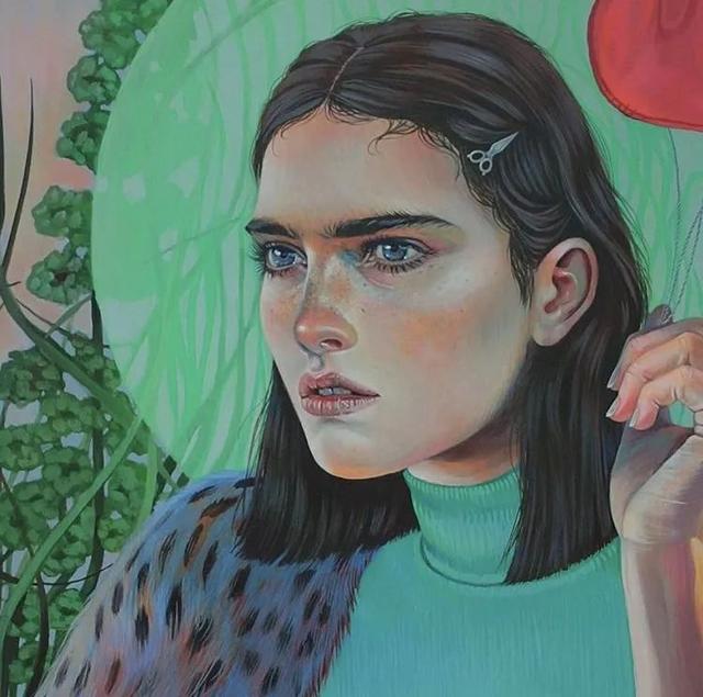 时装画手绘步骤分享|martine johanna手绘炫光技法超超超超超有感
