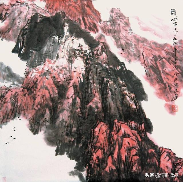 当代著名画家王文芳山水画作品赏析