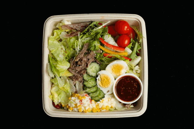 这份套餐从外观来看,上档次的包装,全办公室最上档次姆饭饭.