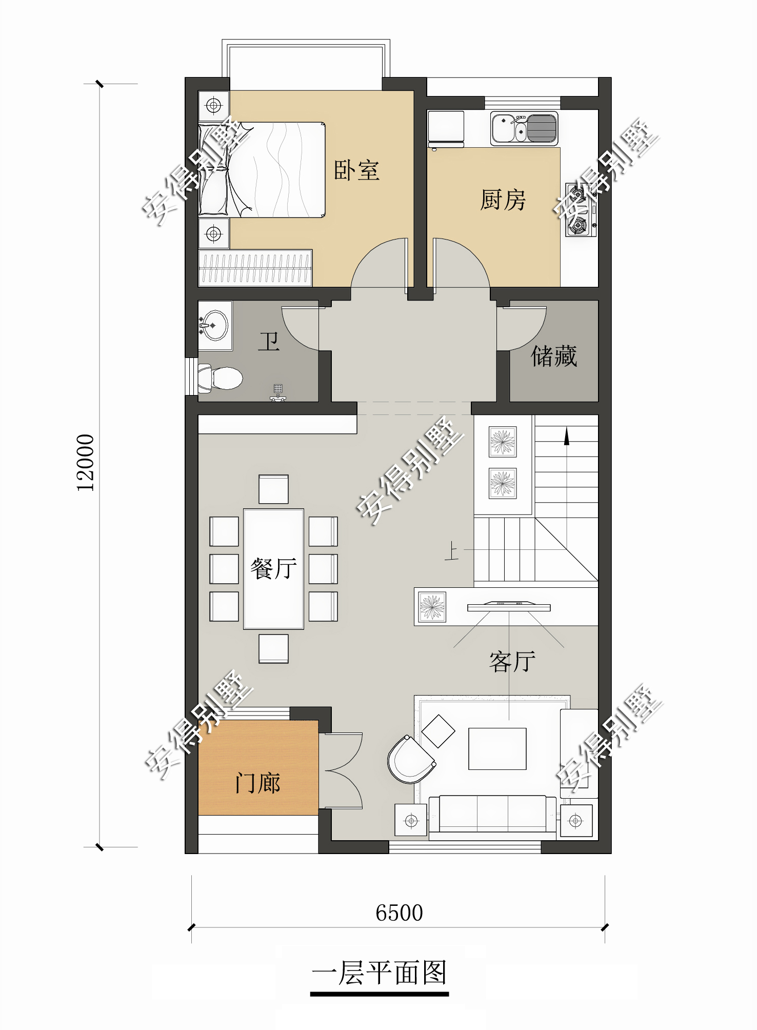 适合小开间的农村自建房超美的现代风格别墅平面效果更赞