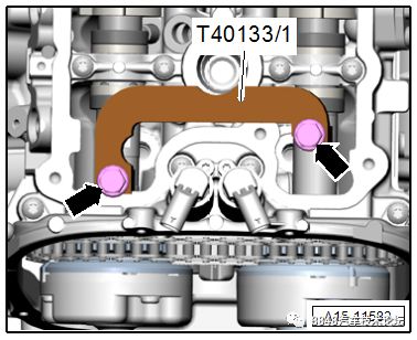 大众奥迪ea837系列发动机正时链条装配教程
