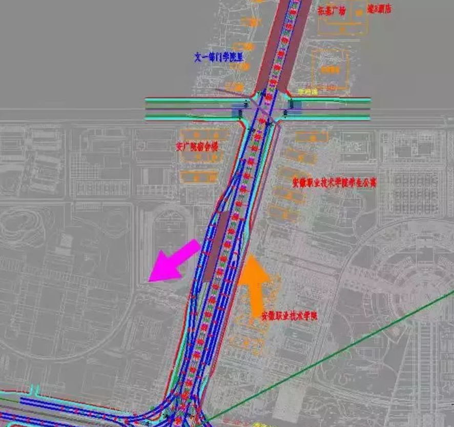 文忠路建设12公里全线高架,最北至北绕城高速公路,这也是在为合肥东北