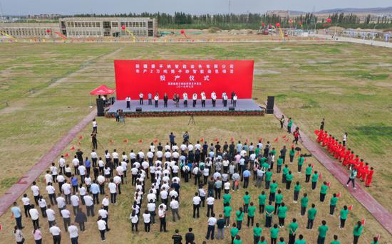 新疆首家筒子纱智能染色工厂在库尔勒开发区正式投产 bbin百家乐网址