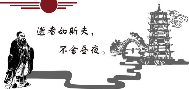 《论语"子在川上曰:逝者如斯夫,不舍昼夜.