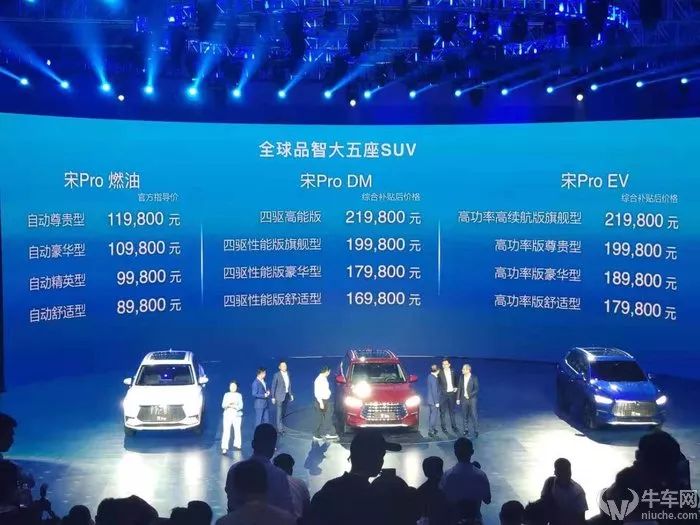 打造同级最强性能车 比亚迪宋pro上市售价8.98万元起