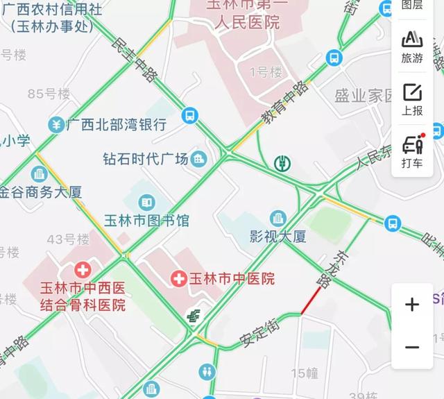 玉林城区实时路况指示牌拟上岗,前方是否拥堵一目了然