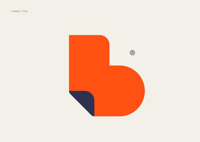 logo是一个袜子抽象造型,同时也是品牌字母b与l的造型结合.