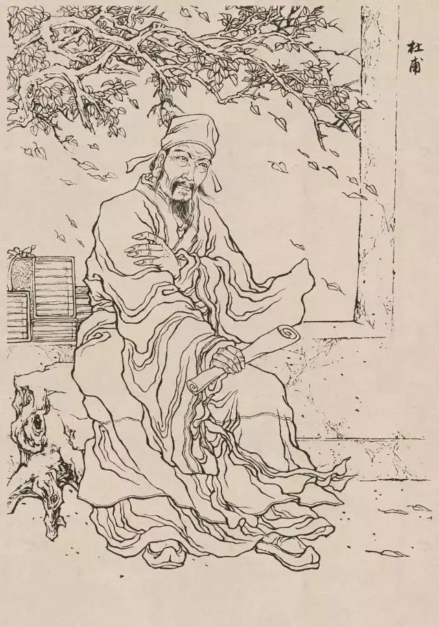 白描古典人物绘画素描勾勒细腻灵动传神