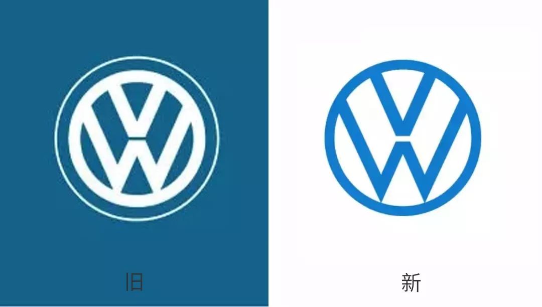 大众新logo曝光快瘦成闪电了