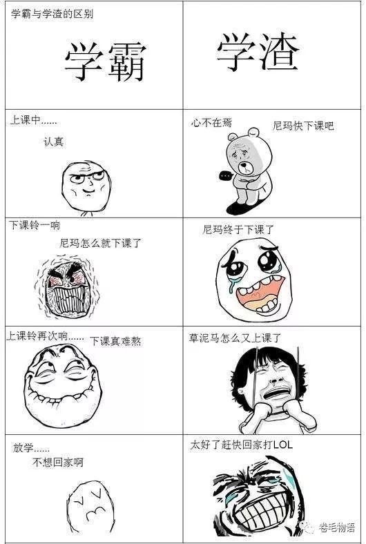 学霸的一天vs你的一天