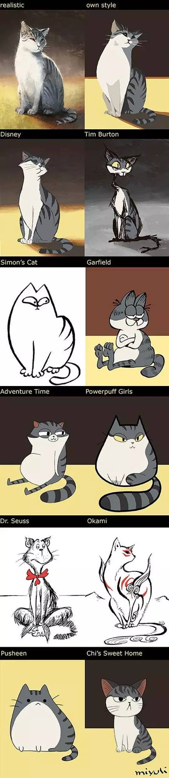 一学就会！猫的50个画法，教你在纸上养个主子