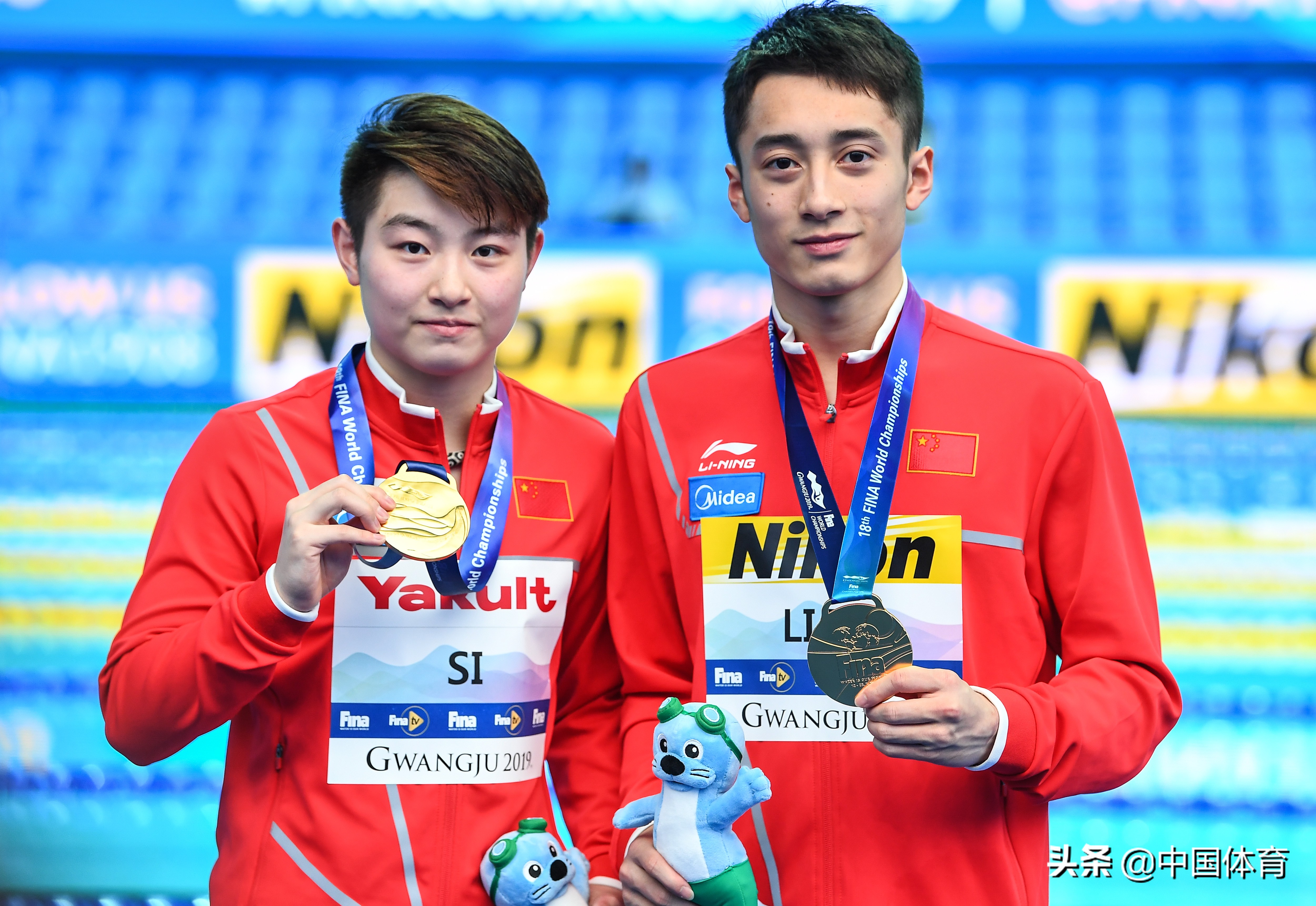 2019国际泳联世锦赛跳水项目 司雅杰/练俊杰混双十米台夺冠