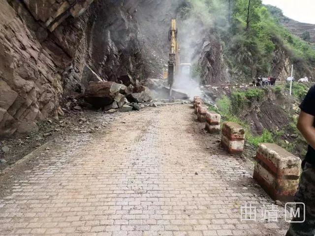 持续强降雨!宣威双河多处路段发生地质灾害