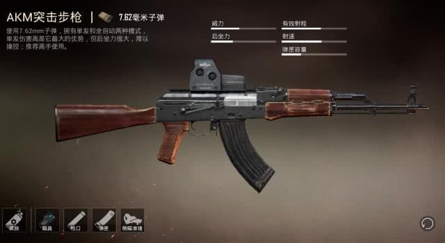 和平精英m416用6倍镜m762用2倍镜akm用什么呢