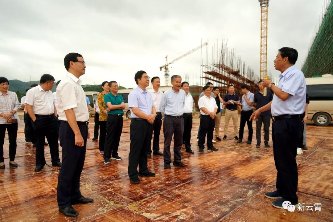 漳州市重点项目建设现场推进活动走进云霄县