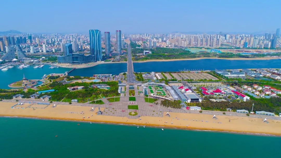 大海,沙滩,阳光,新鲜的空气,大自然赋予了日照最美的滨海风景