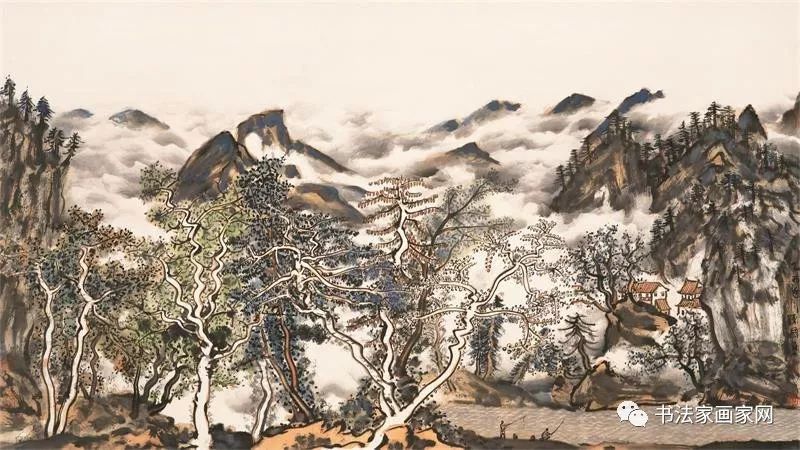 "陈国勇"国画系列山水画部分作品欣赏