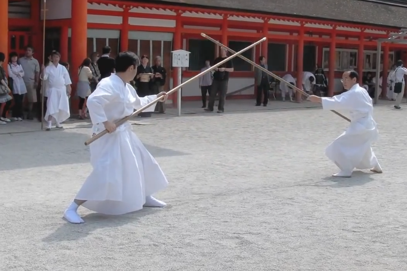 日本古武道枪术流派宝藏院流枪术对练跟中国的大枪有什么不同