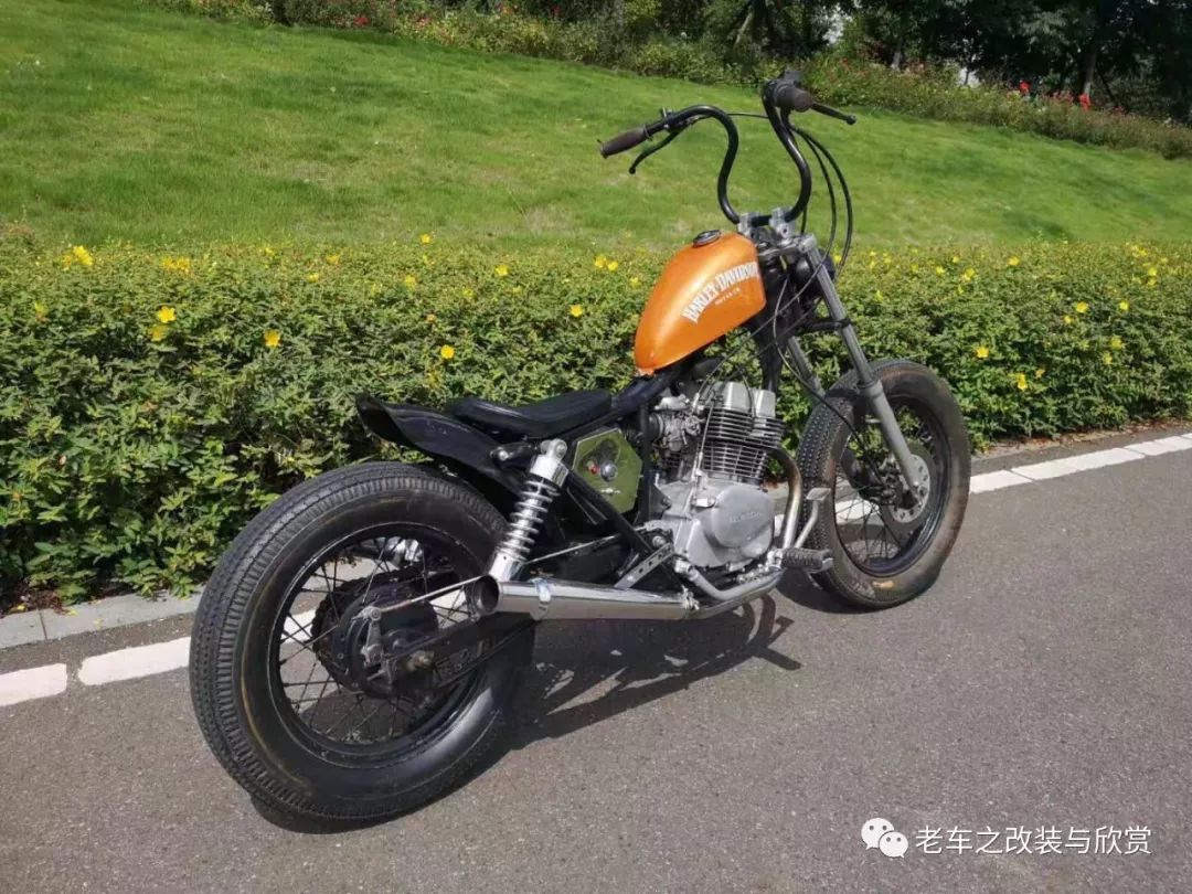 出售本田ca250金公子改bobber